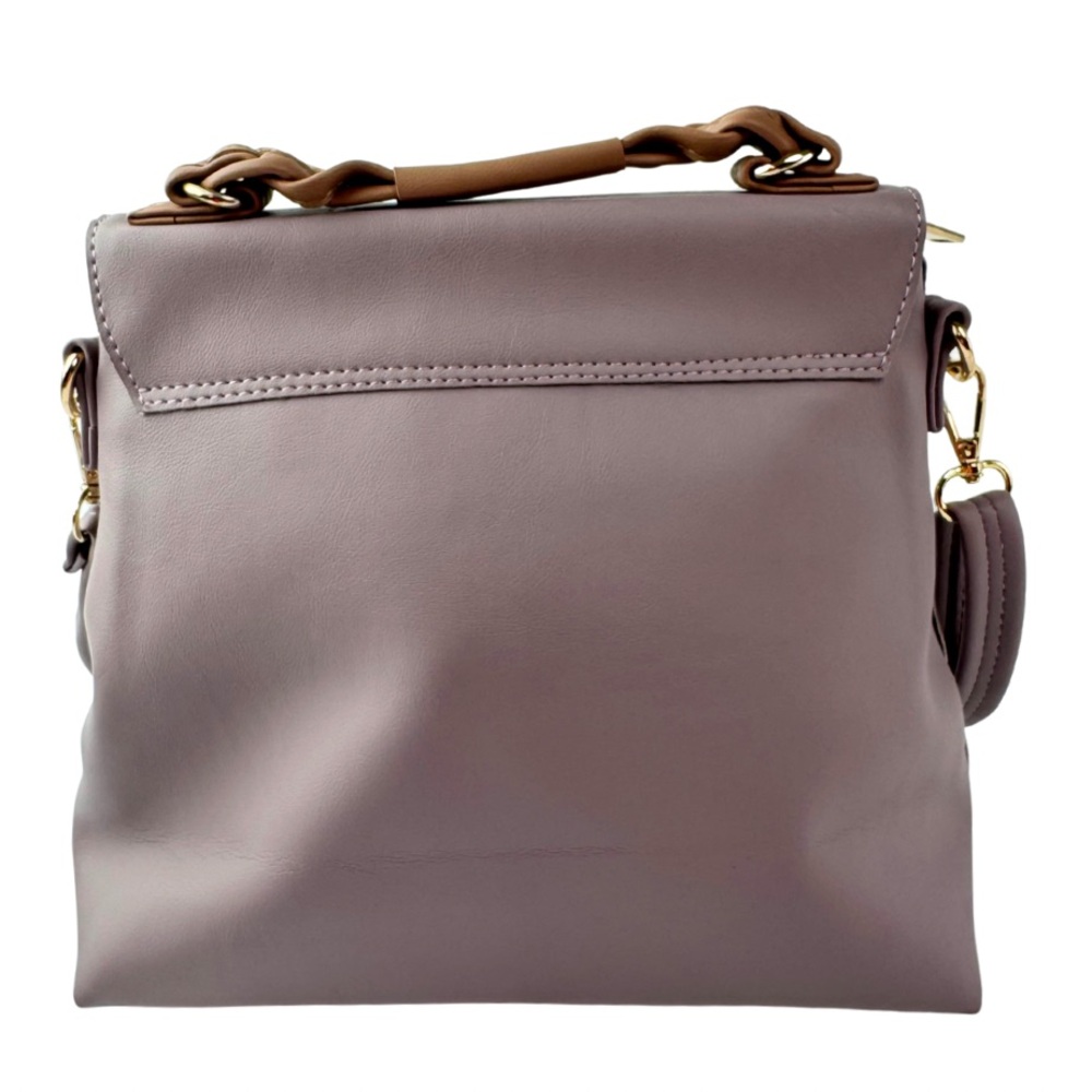 Baggit Nebula Purple Satchel Bag Crossbody Purse Handbag - Picture 2 of 12